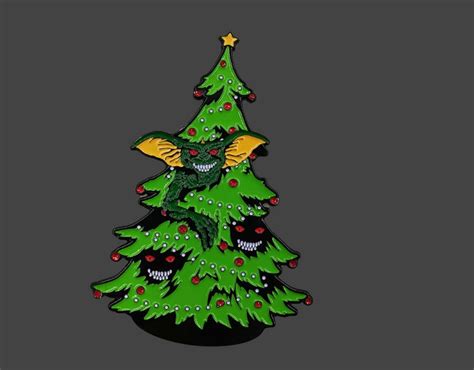 Gremlins - Christmas Tree - Enamel Pin — Lord Grimley's Manor