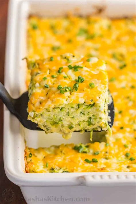 Cheesy Zucchini Casserole Recipe - NatashasKitchen.com