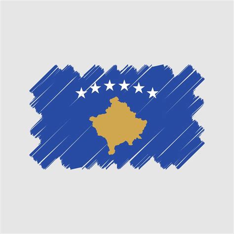 Kosovo Flag Vector Design. National Flag 11473084 Vector Art at Vecteezy