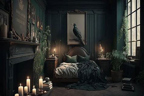 Dark Academia Bedroom Design Ideas | Aesthetic & Style | Academia ...