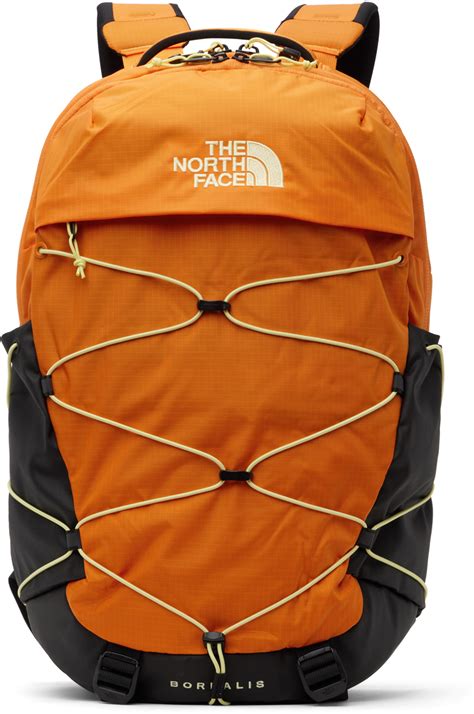 The North Face Orange & Black Borealis Backpack The North Face