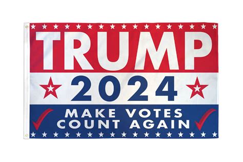 Make Votes Count Again Donald Trump 2024 3x5 Feet MAGA Banner Flag ...