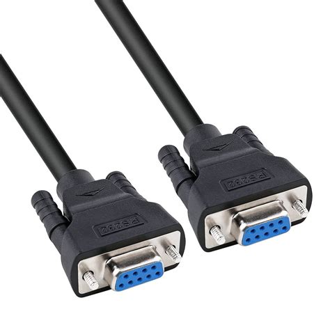 RS232 Serial Cable Female to Female 9 Pin Straight Through | Computer Wale