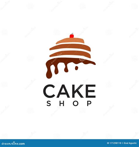 Cake Bakery Shop Logo Design Vector Template Stock Vector - Illustration of isolated, restaurant ...