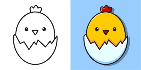 How To Draw A Baby Chicken