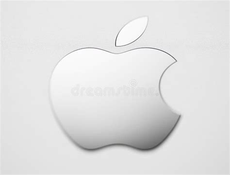 The Apple Logo on Mac Book White Notebook Editorial Photography - Image of alternative, laptop ...