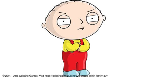 Stewie Griffin (Family Guy) - Coloring Games and Coloring Pages