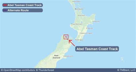 Abel Tasman Coast Track | Maps & Routes - TMBtent