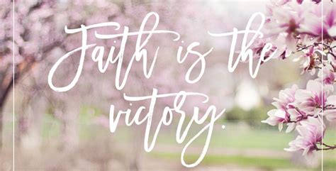 Faith is the Victory. - Peace for the Storm