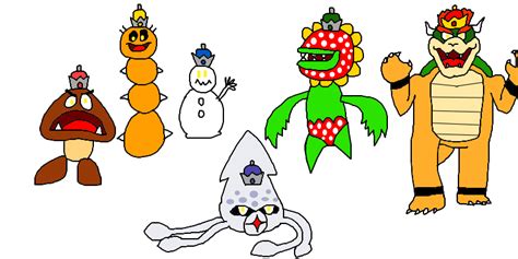 Paper Mario Sticker Star bosses by Aiai4948 on DeviantArt