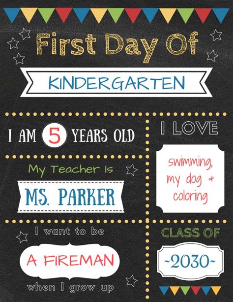 Editable first day of school signs to edit and download for FREE! | First day school sign, First ...