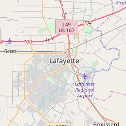 Lafayette La Zip Code Map – Map Vector