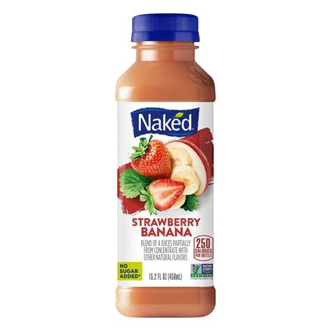 Naked Juice Strawberry Banana Juice Blend - Shop Shakes & Smoothies at ...