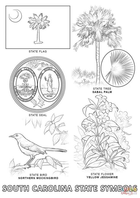 Free Printable State Flower Coloring Pages - Tripafethna