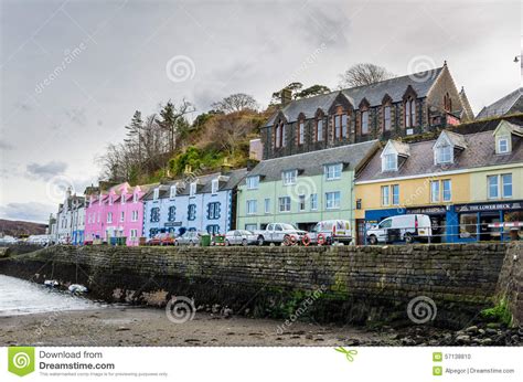 Row of Brightly Painted Houses on a Pier Editorial Image - Image of colourful, people: 57138810