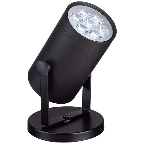 Imperial Black 4 1/2" High LED Uplight - #4R129 | Lamps Plus