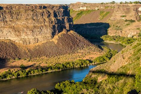 Snake River Canyon Near Twin Falls, Idaho Stock Photo - Image of view ...