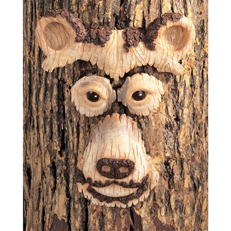 3 Animal Tree Faces - 112930, Decorative Accessories at Sportsman's Guide