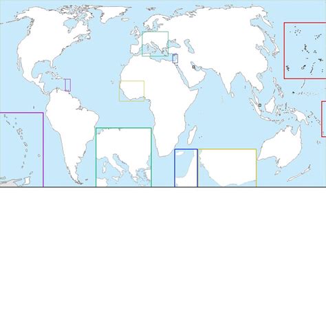 Countries of the World - No Outlines Minefield Quiz - By teedslaststand