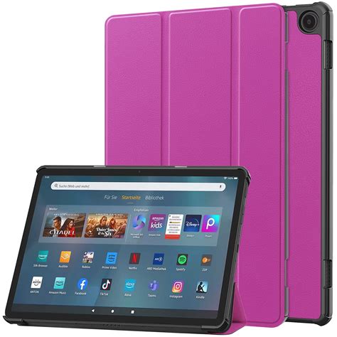 Allytech Slim Case for Amazon Fire Max 11, Fire Max 11 Case, Trifold Stand Shockproof Auto Sleep ...