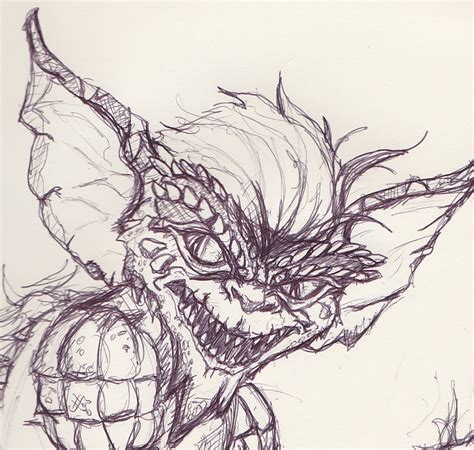 Bad Retro: Gremlins Sketch