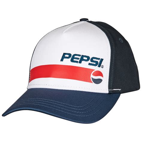 Pepsi Cola Classic Brand Adjustable Snapback Hat