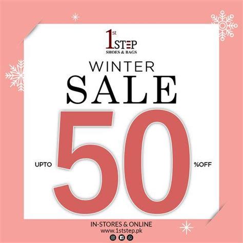 1st Step Shoes & Bags Winter Sale! UPTO 50% OFF on the ENTIRE Winter Collection | What's On Sale