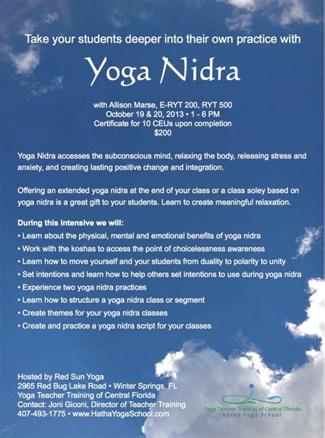 Yoga Nidra 10 Minutes Script - YogaWalls