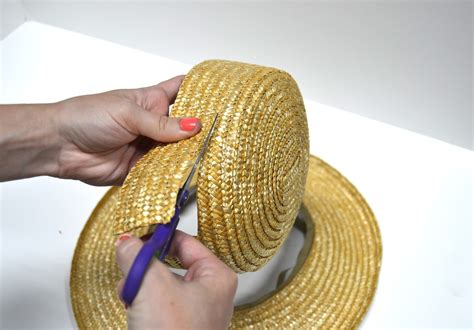 Sassy Straw Saucer Hat DIY - Flashback Summer