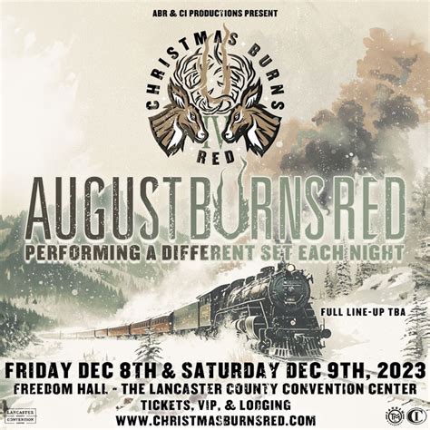 Christmas Burns Red 2023, Lancaster County Convention Center, December 8 to December 9 ...