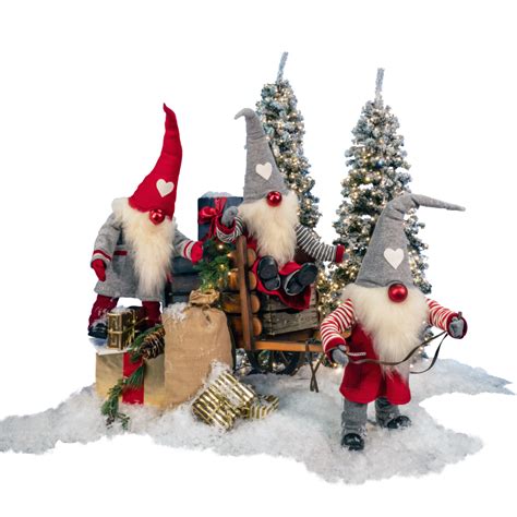 Nordic Santa with Cart - Creation Group