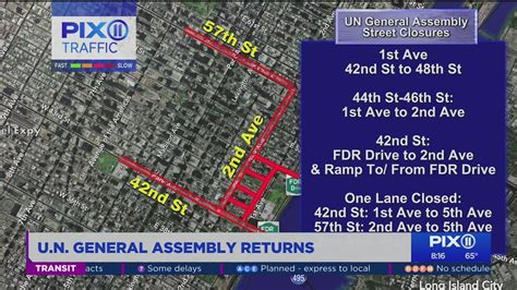 NYC gridlock alert: Road closures as UN General Assembly returns - YouTube