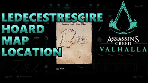 Ledecestrescire Hoard Map Treasure Location - Assassins Creed Valhalla ...