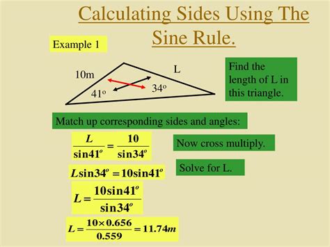 PPT - The Sine Rule. PowerPoint Presentation, free download - ID:5357763