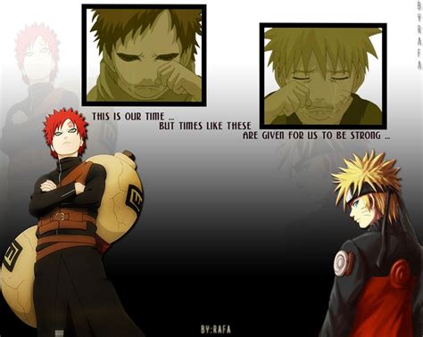 Best friends Gaara and Naruto | Gaara