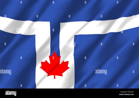 Toronto Flag 3D waving flag illustration. Texture can be used as ...