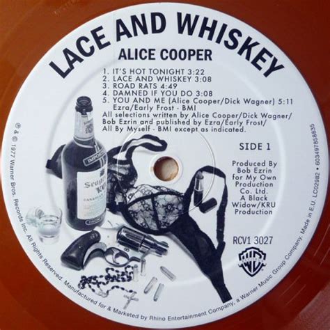 Alice Cooper -Lace And Whiskey lp [brown] - TPL Records