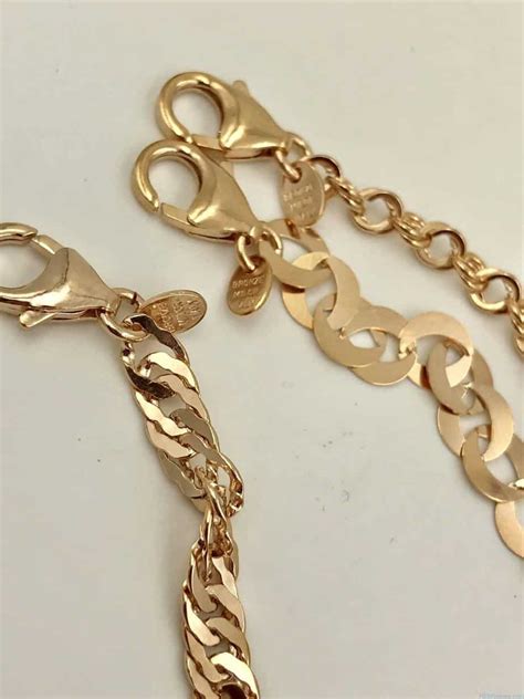 Milor Bronze Italy Rose Gold Tone Bronze Link Bracelets REMIjewels Jewelry