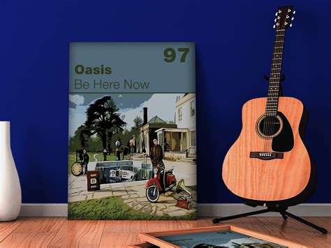 Oasis Album Cover Art Print/Music Poster In Style of | Etsy