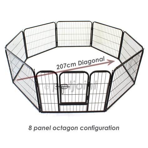 Large Pet Fence Play Pen Heavy Duty Cage Puppy Dog Enclosure – PetJoint