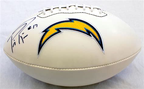 Philip Rivers Signed Logo Football - GA Certified - Autographed Footballs at Amazon's Sports ...