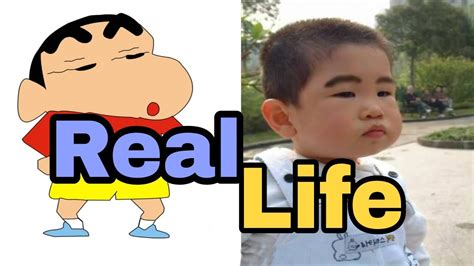 Shinchan Characters In Real Life Face Shinchan Anime Series In Real Life Shinchan Shinchanfacts ...