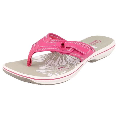 Ladies Clarks Flip Flops Label - Brinkley Mila | eBay