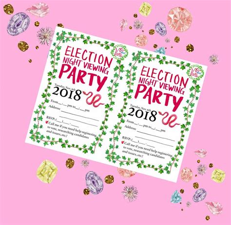 Election Night Party Invitation - Krista Suh