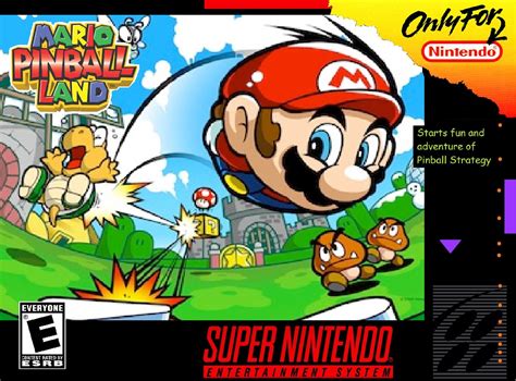 Mario Pinball Land - SNES | Super nintendo games, Retro gamer, Mario