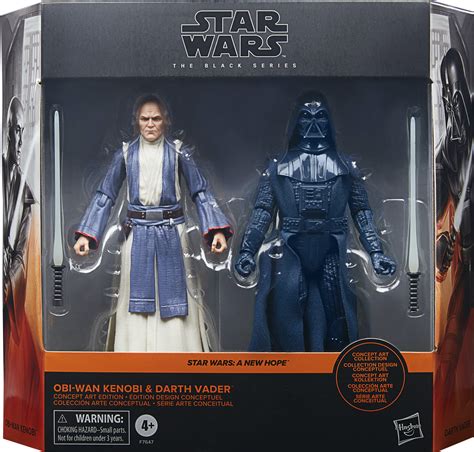 Star Wars 6" Black Series Obi-Wan Kenobi & Darth Vader (Ralph McQuarrie)