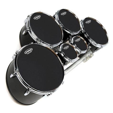 Evans MX Black Marching Tenor Drum Head, 6 Inch - Long & McQuade ...