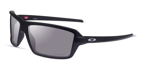 Oakley Cables - Rectangle Black Frame Sunglasses For Men | Eyebuydirect Canada