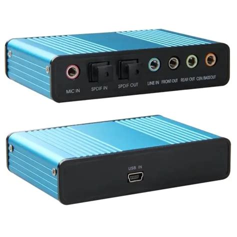 6 Channel Sound Card USB External Digital Optical SPDIF Audio for PC-in Chargers from Consumer ...