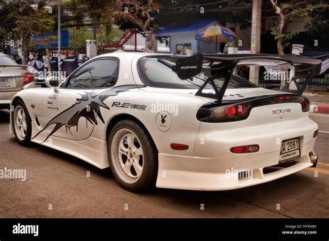 Mazda RX7 customised sports car Stock Photo - Alamy